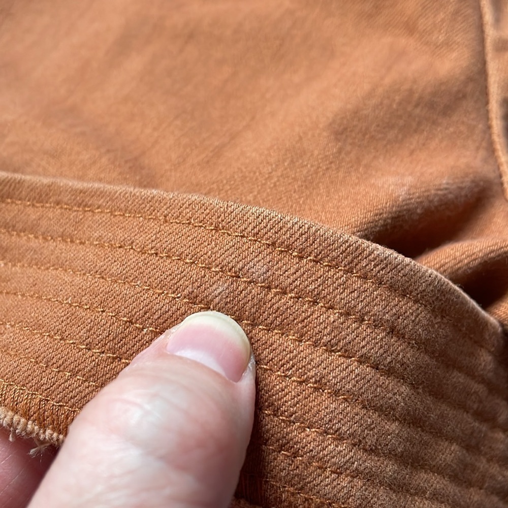 Ryegrass Burnt Orange High Waisted Shorts | Size 12 - Picture 9 of 12